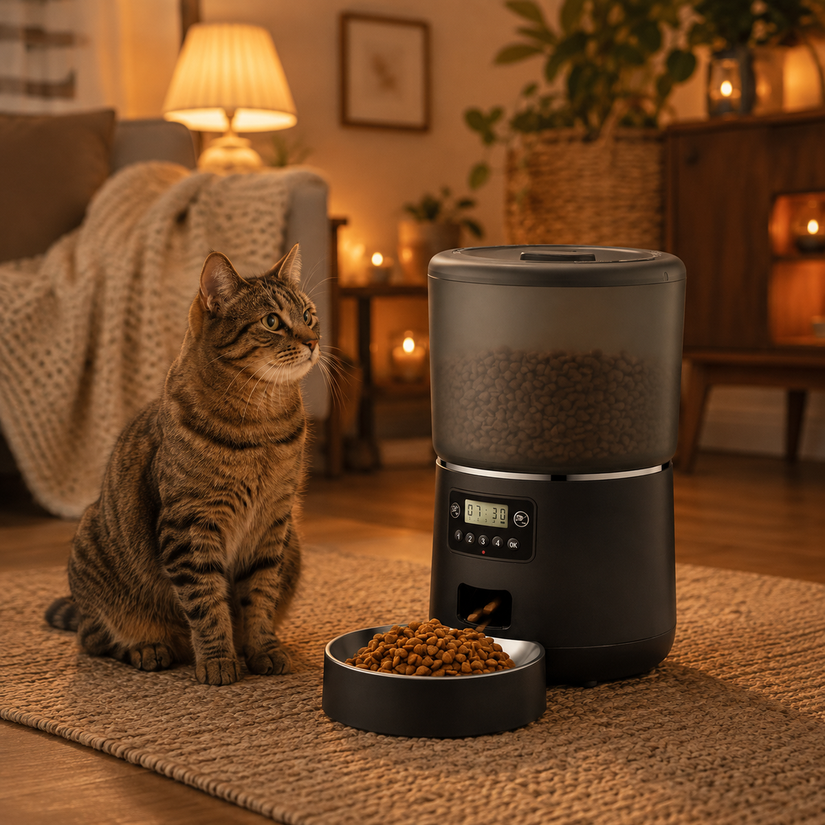 Distributeur Repas Programmable - Pour des repas réguliers, même loin de la maison