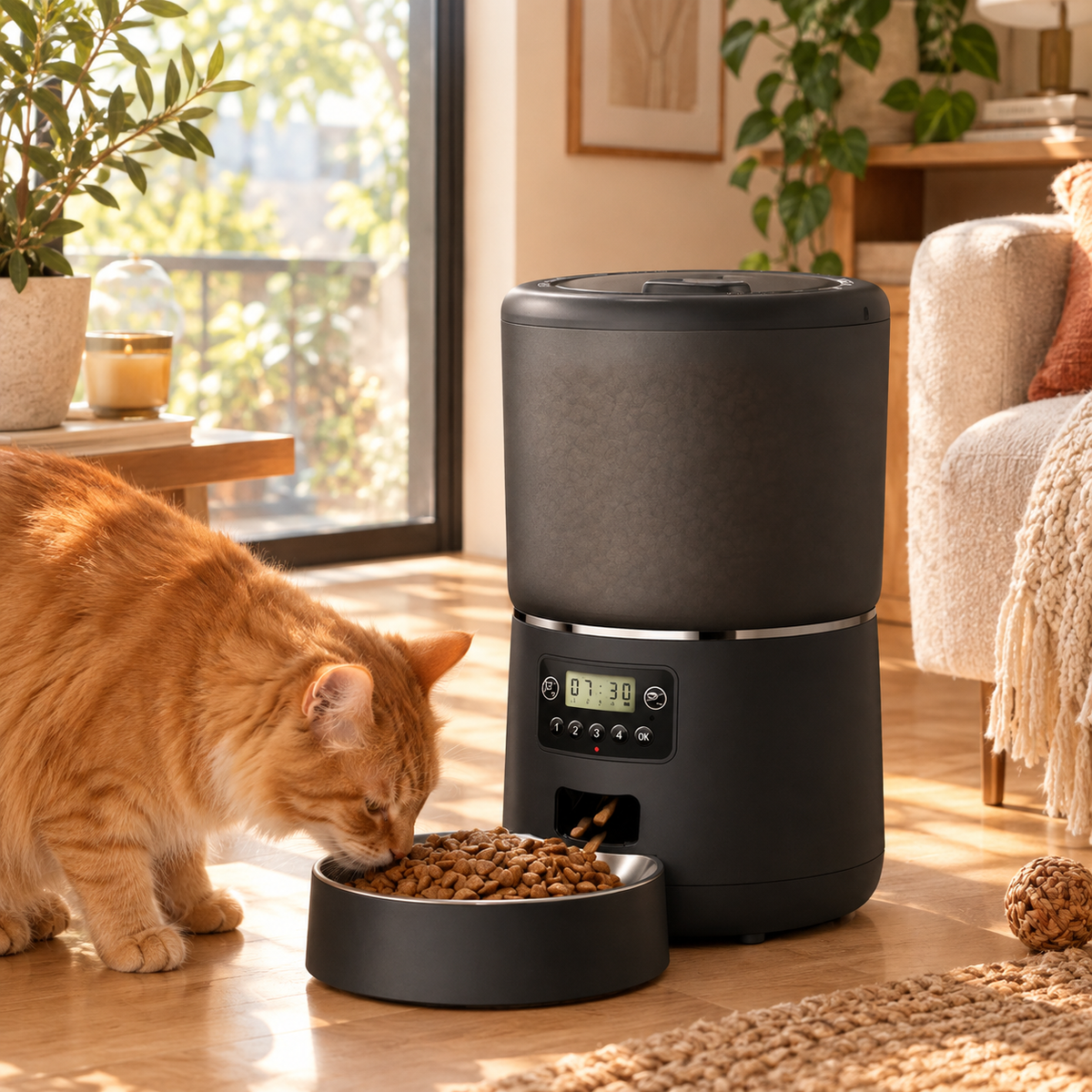 Distributeur Repas Programmable - Pour des repas réguliers, même loin de la maison
