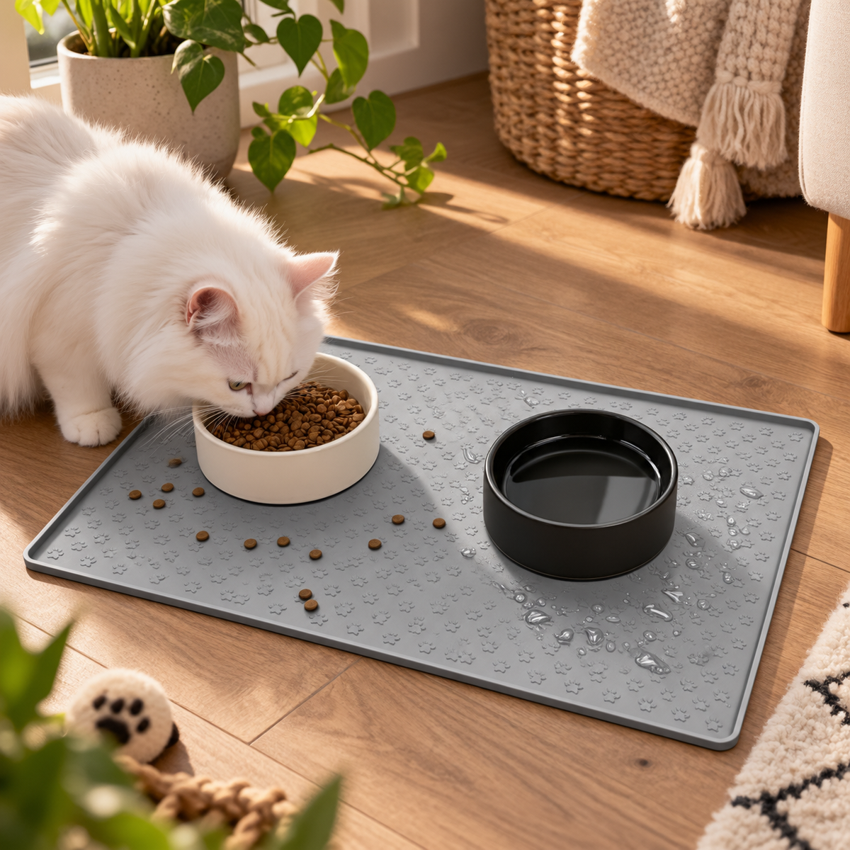 Set de Propreté - Le tapis silicone qui protège votre sol